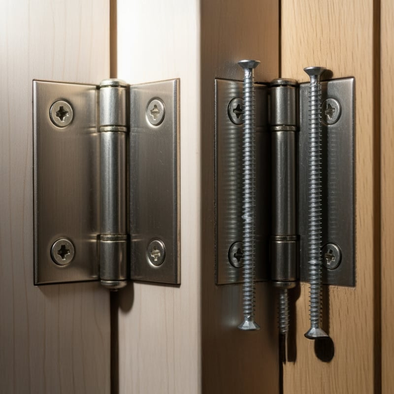 Door Hinges Fixtures Sqaure